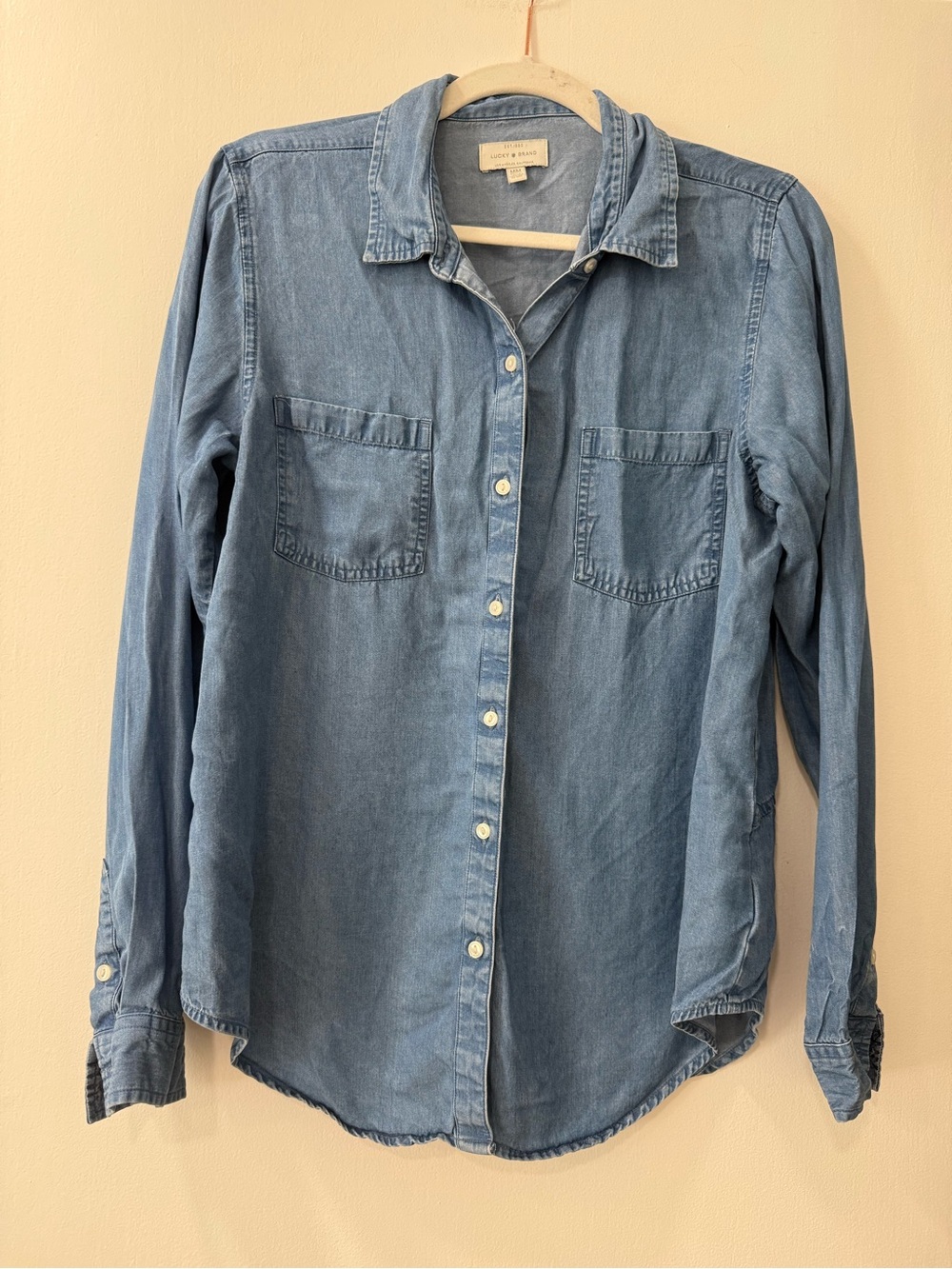 Lucky Brand Light Blue Denim Shirt